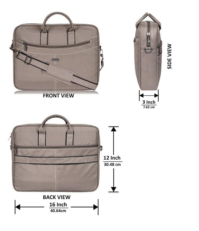 LOREM 10L Faux Leather Messenger Bag For Men & Women-UF view 3
