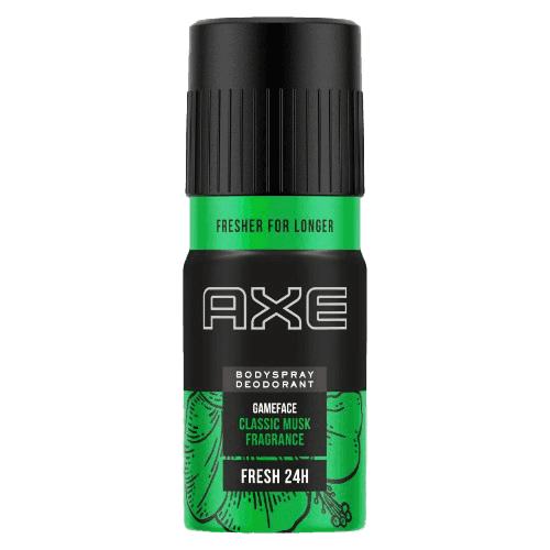Axe Body Spray Deodorant Recharge Game Face 150ml