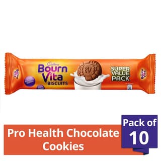 Cadbury BournVita Iron & Calcium Super Value Pack, 10 Biscuits