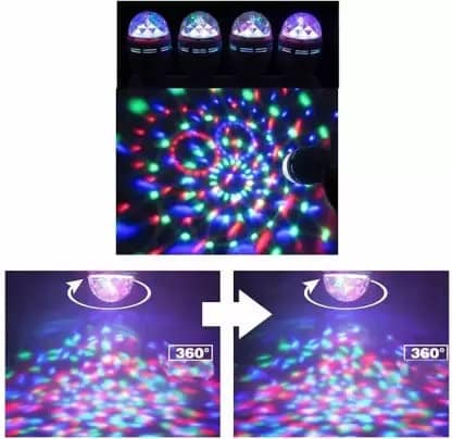 Elecsera Crystal LED Light, LED Disco Light for Party,Diwali,Christmas Decoration Single Disco Ball (Ball Diameter: 2.5 cm) view 4
