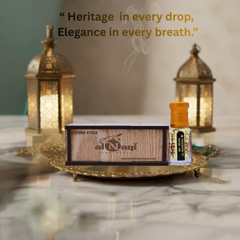 alNaqi Musk-Al-Madeena 12ml - Luxury Floral Musk Fragrance, No Alcohol Concentrated Women's-Oil-Perfume, High-Strength Oil-Attar, Original Signature-Parfum view 3