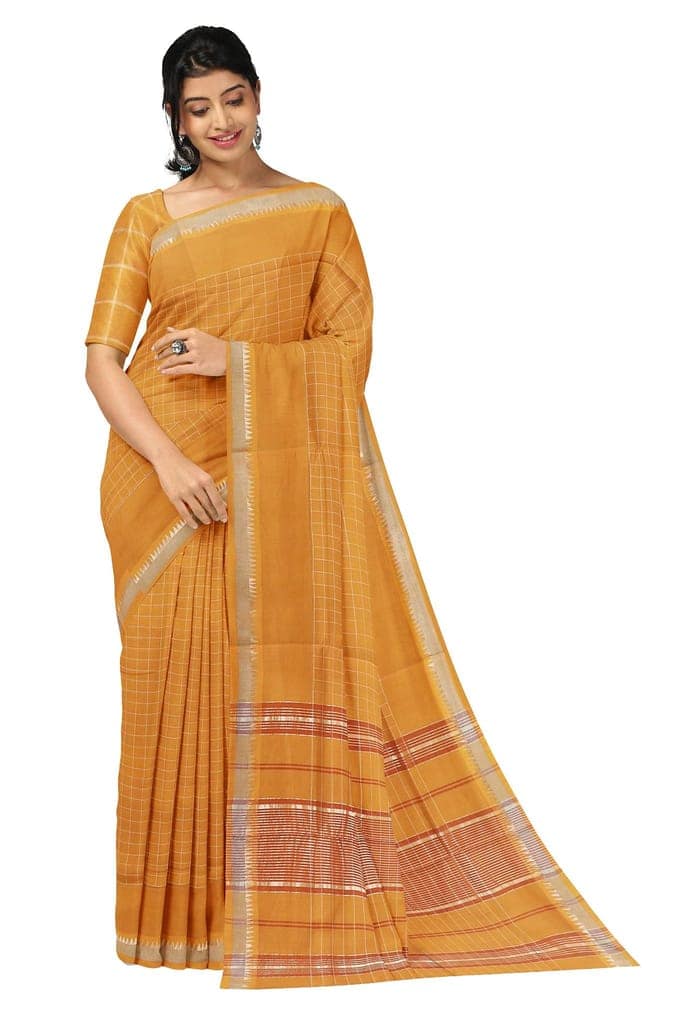APCO Handloom (A Andhra Pradesh Govt Emporium)- Women's Traditional Pure Handloom Rajahmundry/Angara Cotton Saree | ACS0029