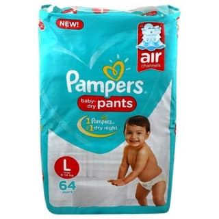 Pampers Diaper Pants Large 64 Pcs
