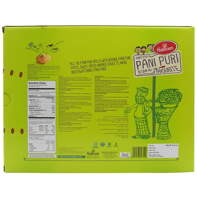 Haldirams Ready To Eat - Panipuri, 360 G view 2