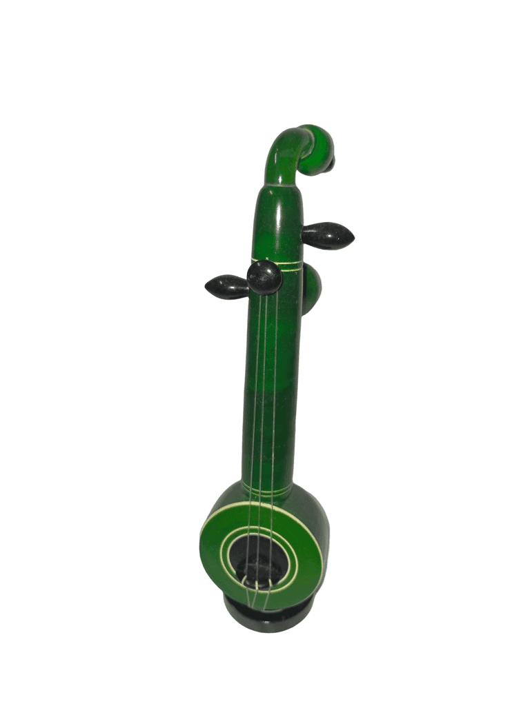 Green Wooden Veena