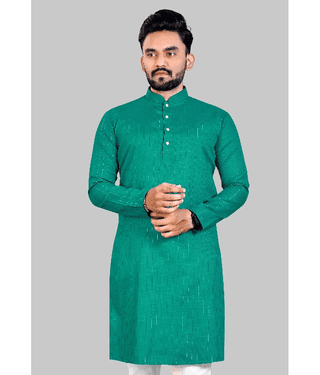 YUG ART - Pink Cotton Blend Men's Regular Kurta ( Pack of 1 )