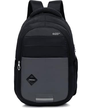 OMRON BAGS 30 Ltrs Polyester Backpack *For Men & Women ( Black )