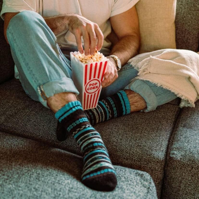 Sockscarving Pack of 5 Calf Length Socks, Multicolor Edition, Made With Durable & Breathable Cotton, Free Size, Suitable for all Season, Soft & Breathable, Daily Use view 3