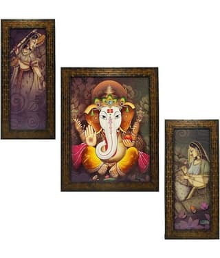 Indianara - Religious Painting With Frame