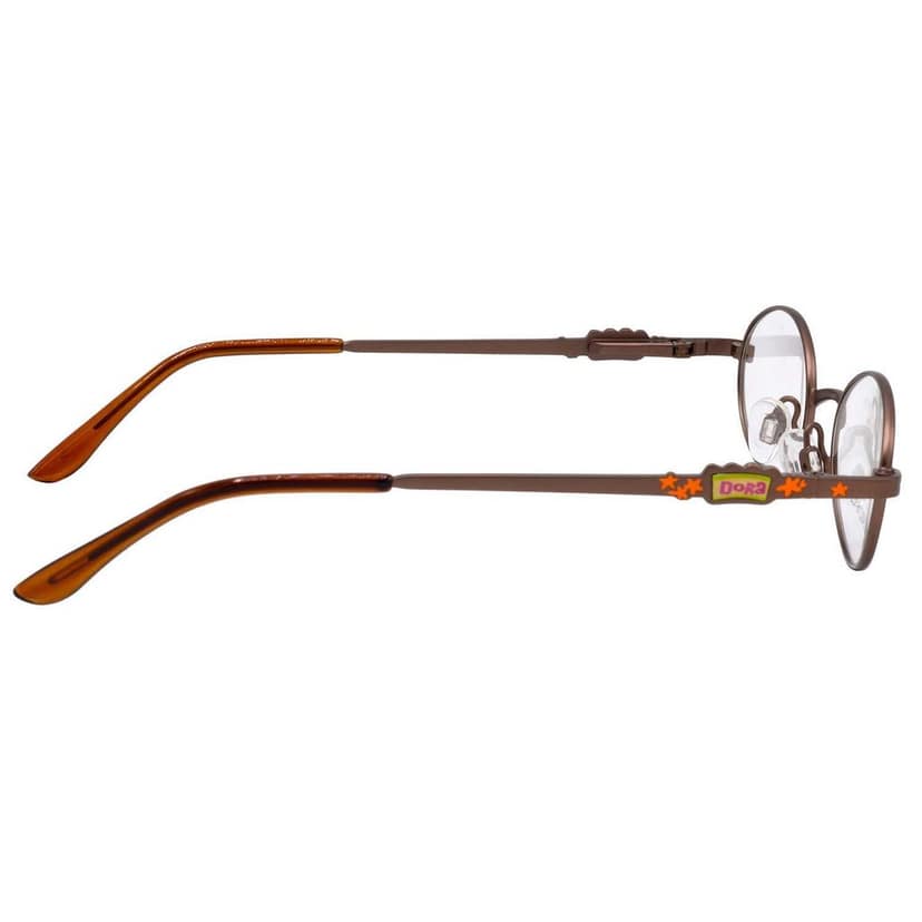 Hrinkar Metal Full Rim Oval spectacle frames Kids Boy & Girl - HFRM-126-BWN view 3