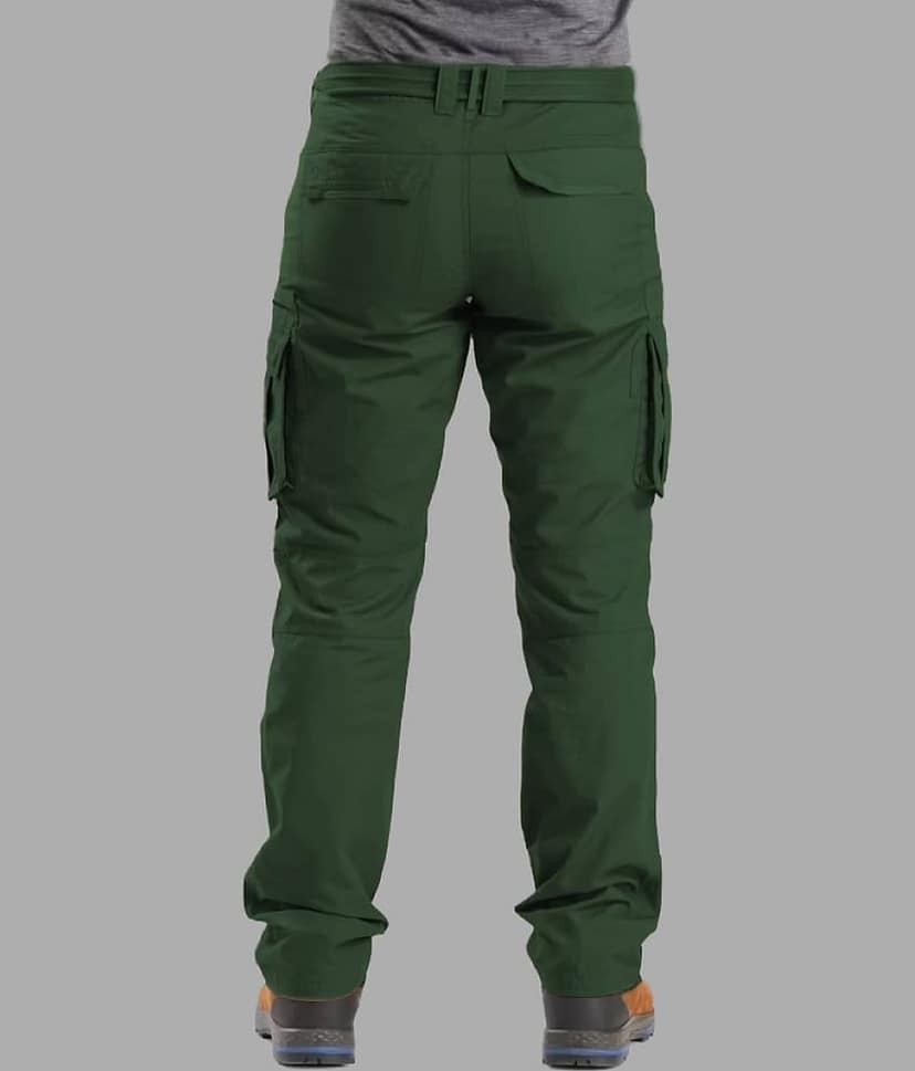 Reoutlook Regular Flat Men's Cargos - Black ( Pack of 1 ) view 2