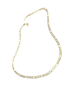 Nawani Trend Gold Plated Chain for Men and Women, Size - 26 cm