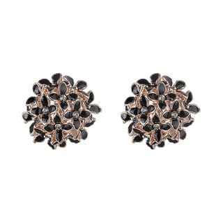 Enamel Daisy Flower Stud Earrings for Girls Alloy Material Earrings for Women's Fashion Jewellery for Party