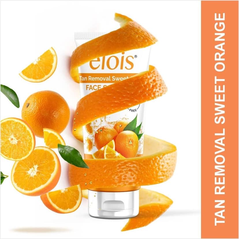 Elois Tan Removal Brightening & Revitalizing Face Scrub Gel with Vitamin C Suitable for All Skin Types | 100g view 7