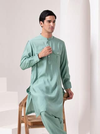 Pastel Green Classic Kurta Set