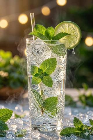 Lime and Mint Mojitos – Fresh Juice Beverage