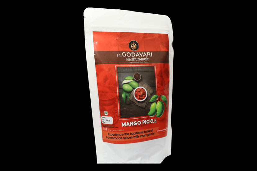 Sri Godavari Godavari Madhuramulu Mango Pickle - Authentic Homemade Spices - 250g view 3