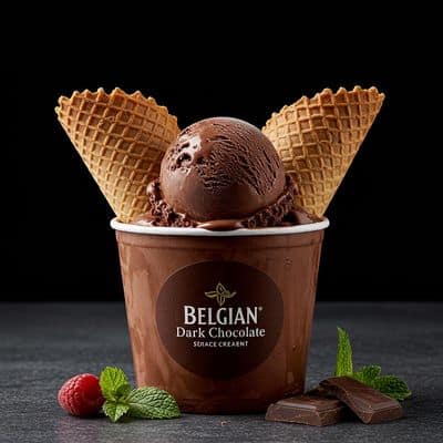 Belgian Dark Chocolate Ice Cream
