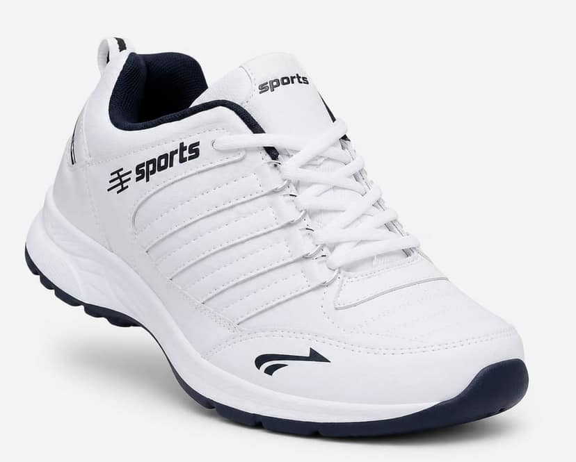 cosco white shoes view 2