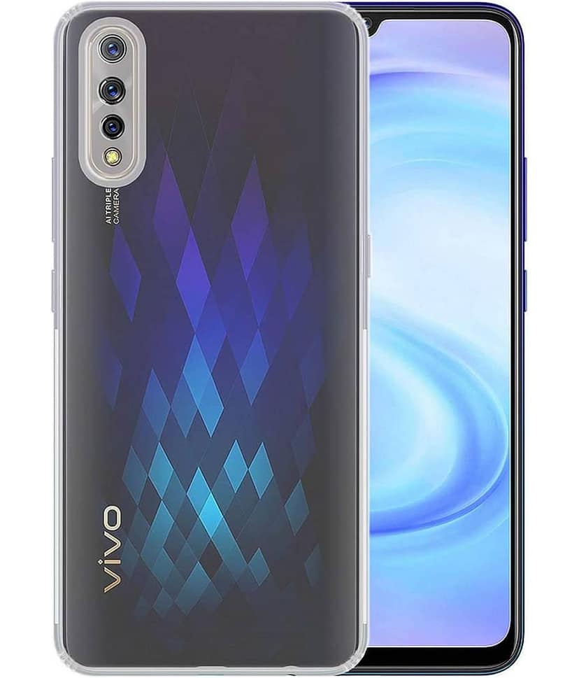 ZAMN - Transparent Silicon Silicon Soft cases Compatible For Vivo Z1x ( Pack of 1 ) view 2