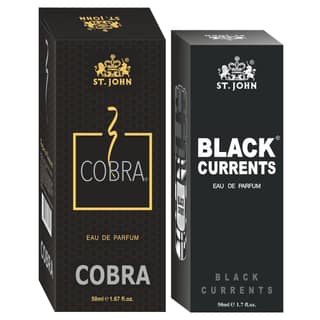 ST-JOHN Cobra 50ml & Black Current 50ml Body Perfume Combo Gift Pack Eau de Parfum - 100 ml (For Men & Women)