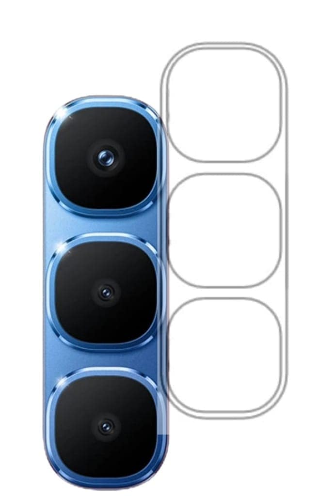 ISAAK Back Camera Lens Protector compatible for Infinix Hot 60 (Pack of 2) view 2