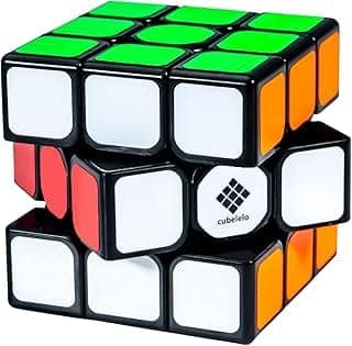 Cubelelo Drift 3x3 Black Speedcube|Beginner Cube for Kids & Adults|Magic Speed Stress Buster Brainstorming Puzzle (Multicolor)|Anti-Pop Technology|Smooth Turning|Durable