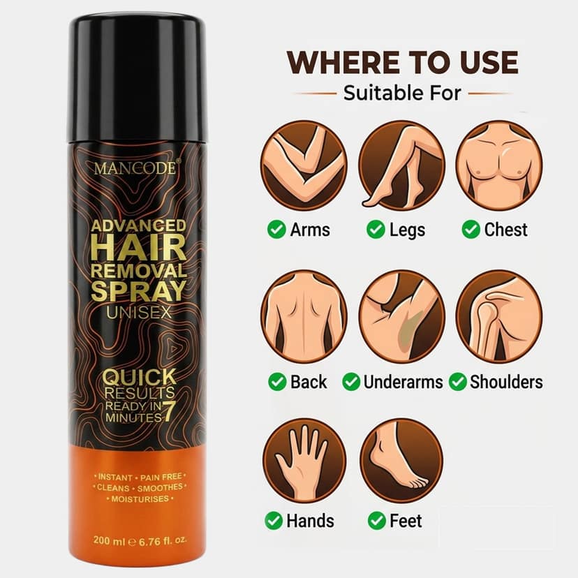 Hair Removal Foam Spray 200ml view 2