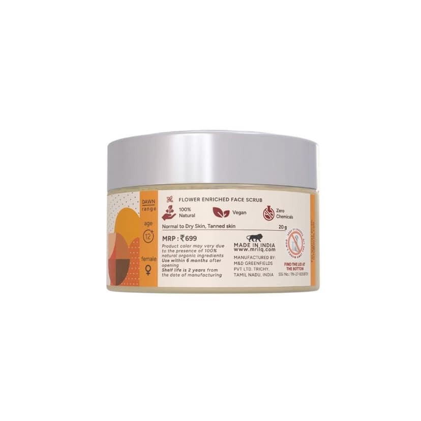 MrilQ Dawn Face Loofah | Exfoliator & Scrub | De- Tan | Blackhead Removal | Whitehead Removal | All skin types view 3