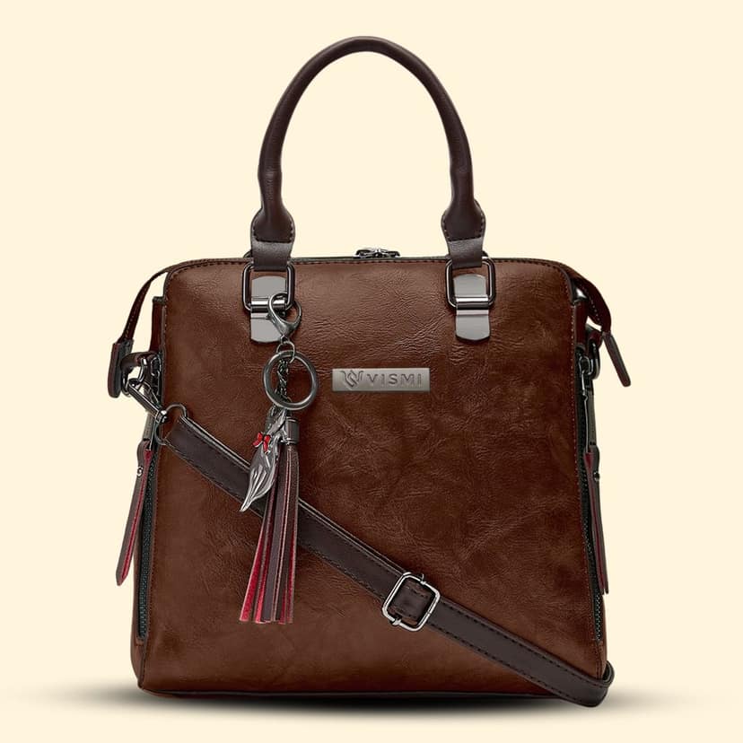 VISMIINTREND Stylish Sling Bag | Pu Leather Crossbody Satchel Bag | Women Handbag for Office | Travel | Daily Use | Detachable Adjustable Strap view 4