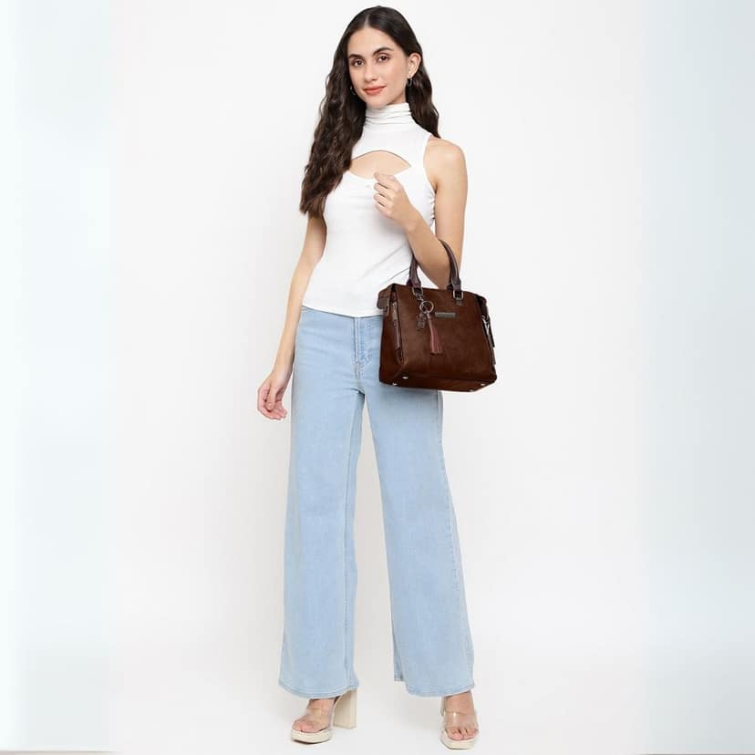 VISMIINTREND Stylish Sling Bag | Pu Leather Crossbody Satchel Bag | Women Handbag for Office | Travel | Daily Use | Detachable Adjustable Strap view 6