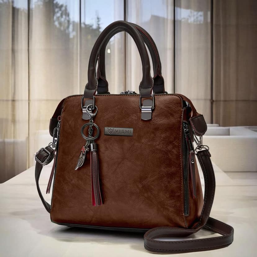 VISMIINTREND Stylish Sling Bag | Pu Leather Crossbody Satchel Bag | Women Handbag for Office | Travel | Daily Use | Detachable Adjustable Strap view 9