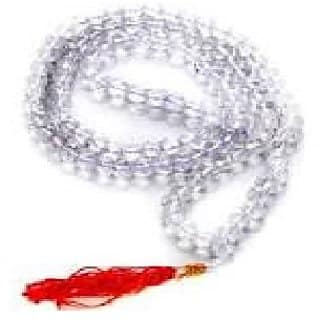 Ceylonmine - Designer Sphatik Stone Beads Single Line Mala for Women Men