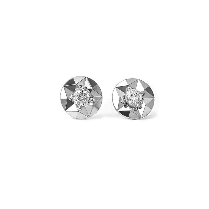 Silver Gemisphere Earrings