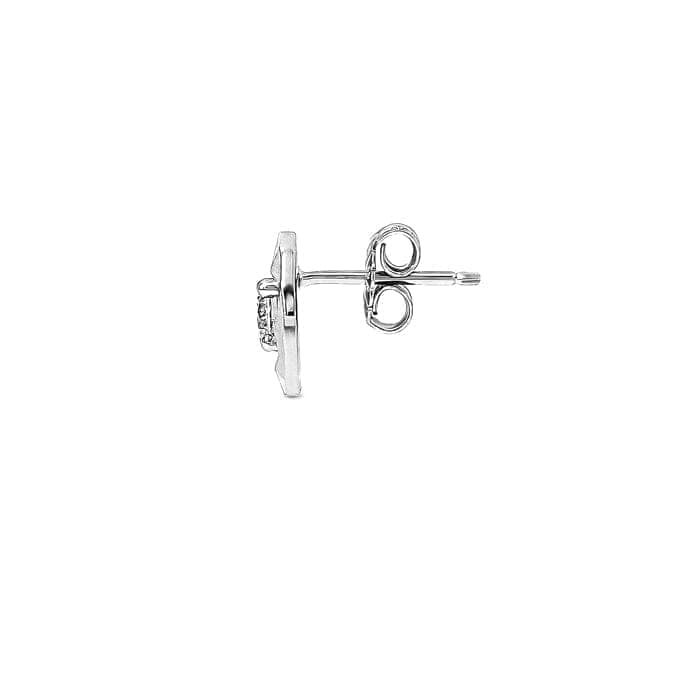 Silver Gemisphere Earrings view 5
