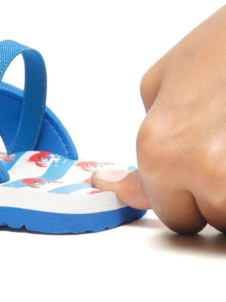 Premium Crab V-Shape Flip-flops - Blue (Unisex) view 8