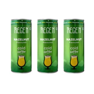 REGEN Hazelnut Cold Coffee, 250 ml Each - Pack of 3