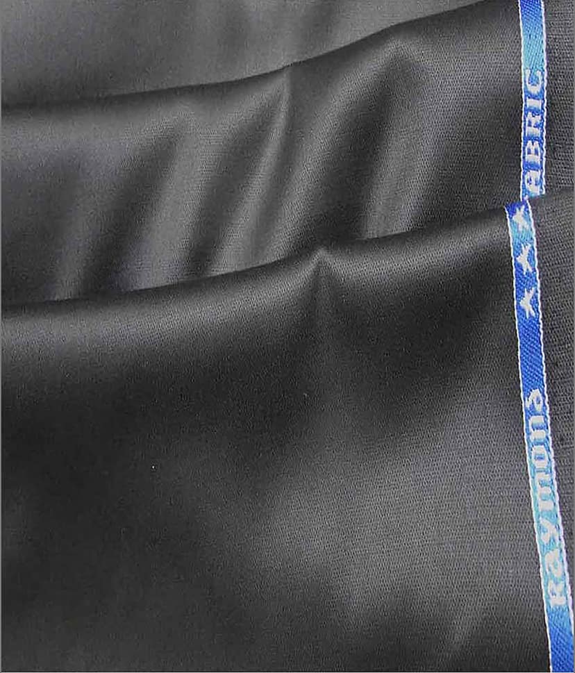 Raymond Black Poly Blend Semi-formals Unstitched Pant Piece