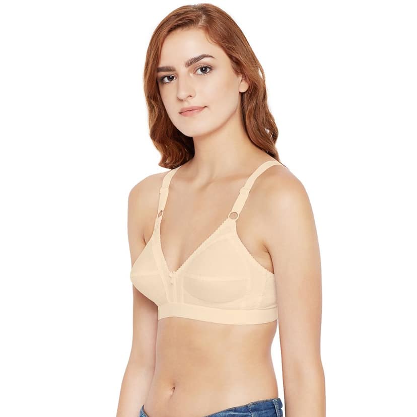 Bodycare 100% Cotton Non Padded Non wired Regular Bra-Pack of 3 view 3