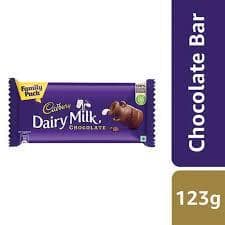 Cadbury Dairy Milk Chocolate Bar - Family Pack, 123 G