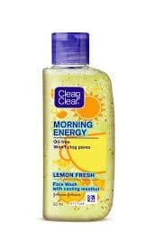 Clean & Clear Morning Energy Lemon Fresh Face Wash, 50 Ml