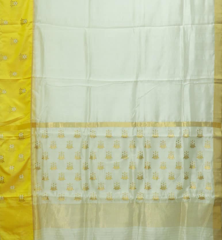 Handloom Chanderi Silk Saree view 2