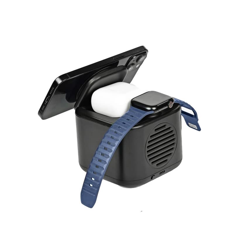 Glow Gadgets Ignite 3 in 1 Wireless Charger & Bluetooth Speaker view 3
