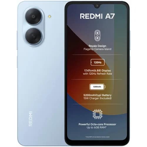 REDMI A7 4G (Sky Blue, 3GB RAM, 64GB Storage)