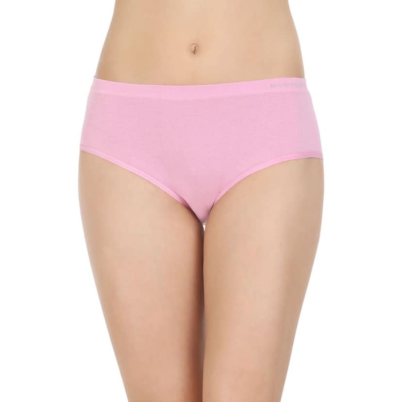 Bodycare women's combed cotton assorted Hipster Panty Pack of 3 ( 10C ) view 3
