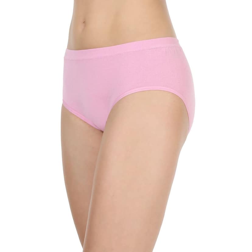 Bodycare women's combed cotton assorted Hipster Panty Pack of 3 ( 10C ) view 4