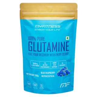 Myfitness 100% Pure Glutamine | 150g | Flavoured Glutamine Powder | 5000mg Per Serving | With Added Electrolytes