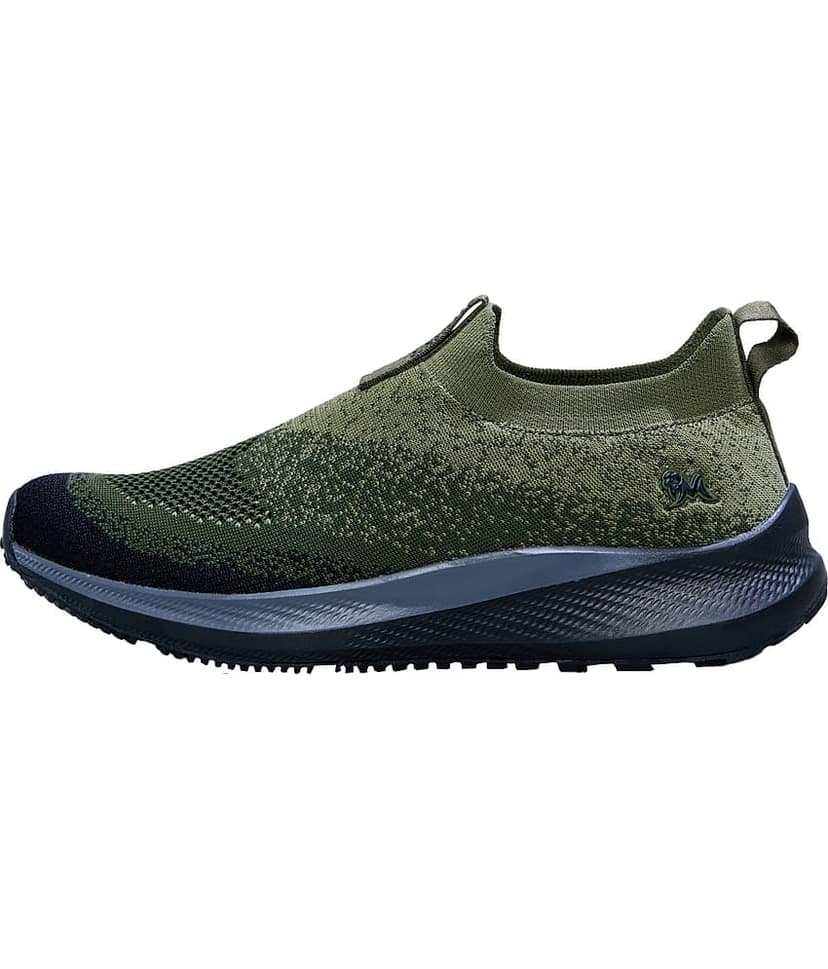 Neemans Olive Men's Slip-on Shoes view 2