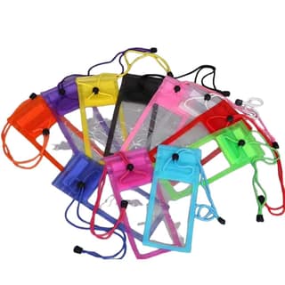 Heavy Duty Waterproof Mobile Rain Cover Touchscreen Pouch Water resistant bags(Pack of 10)