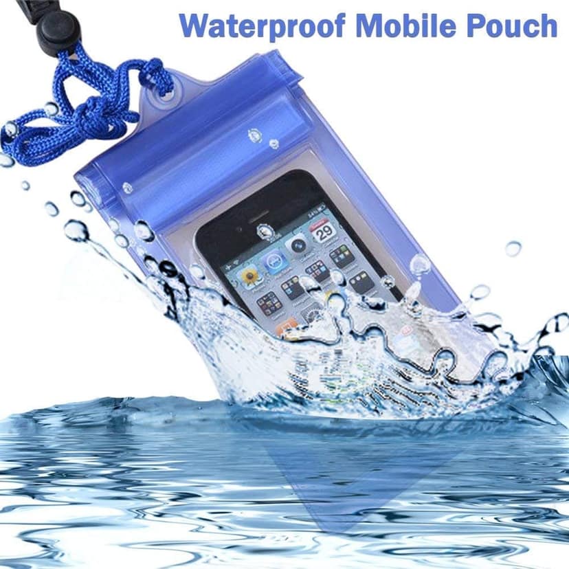 Heavy Duty Waterproof Mobile Rain Cover Touchscreen Pouch Water resistant bags(Pack of 10) view 4